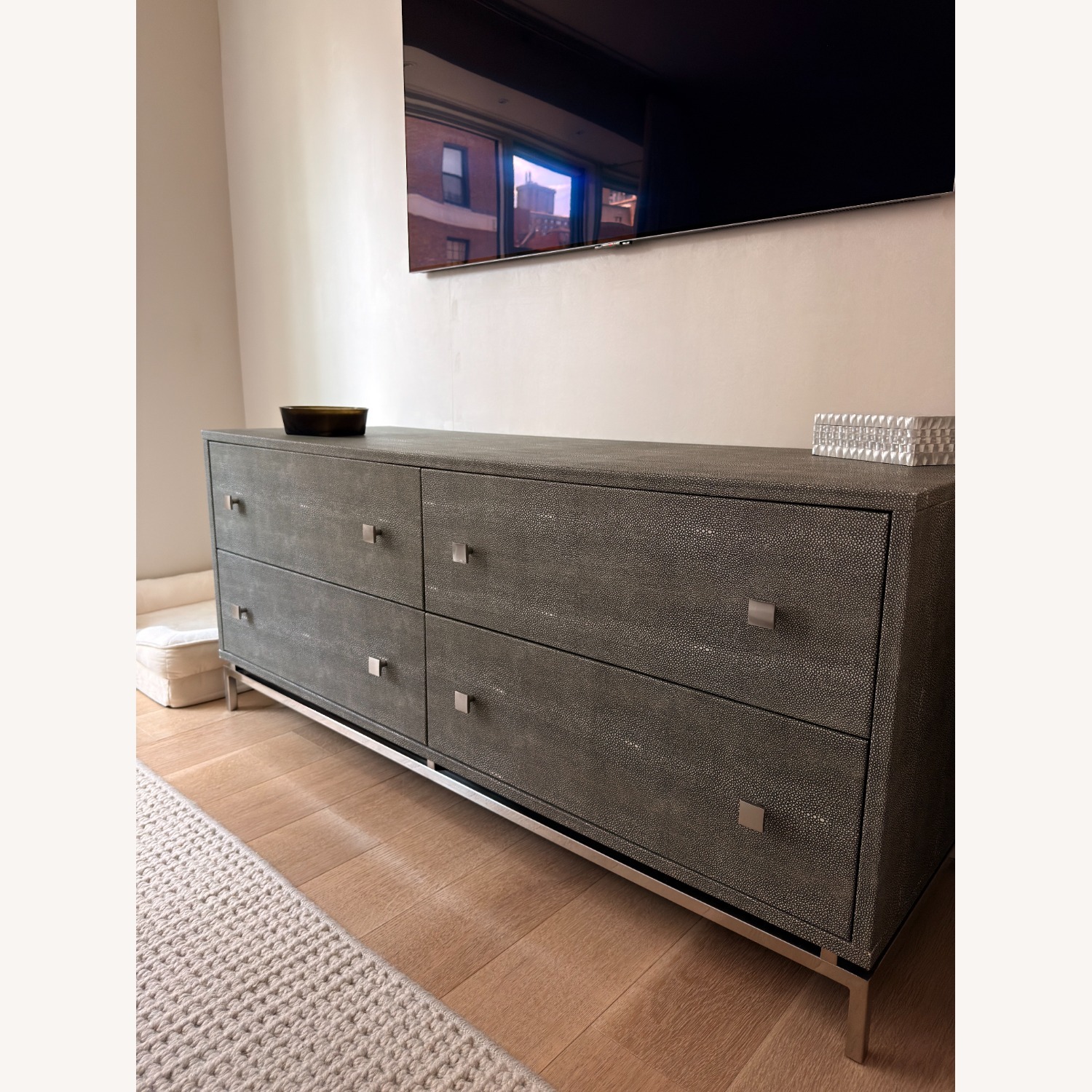 CB2 Shagreen 58" 4 Drawer Dresser - image-2