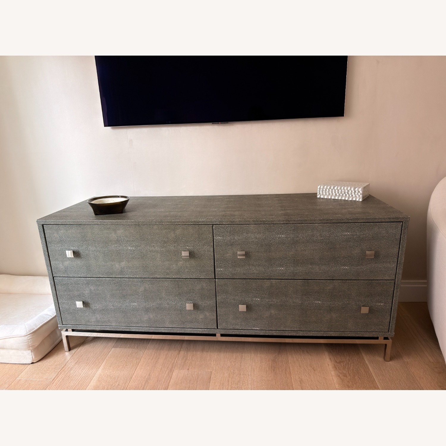 CB2 Shagreen 58" 4 Drawer Dresser - image-1