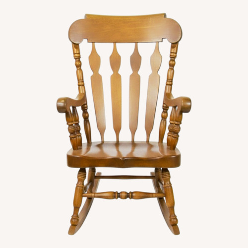 Used Vintage/Antique Finds Light Brown Accent Chair for sale on AptDeco