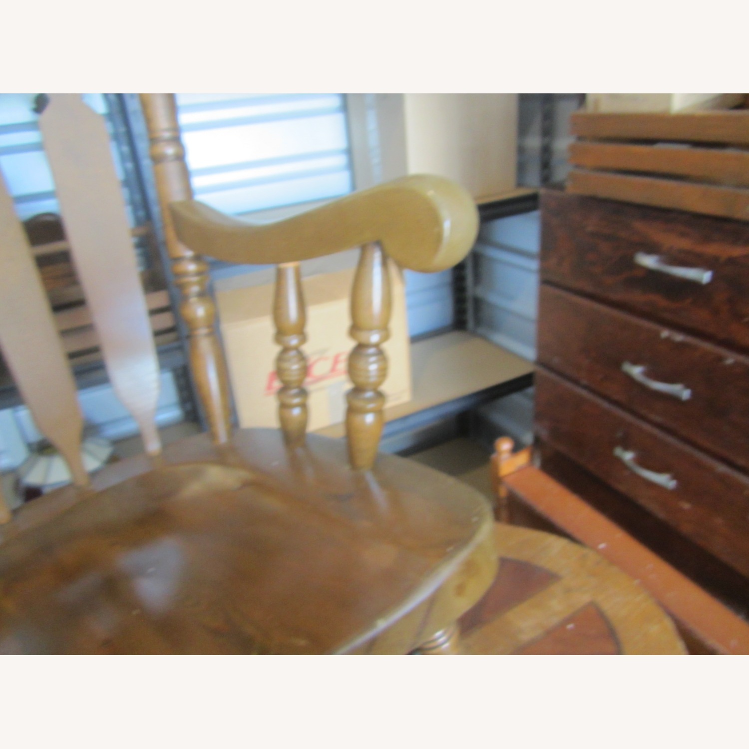 Vintage/Antique Finds Light Brown Accent Chair - image-6
