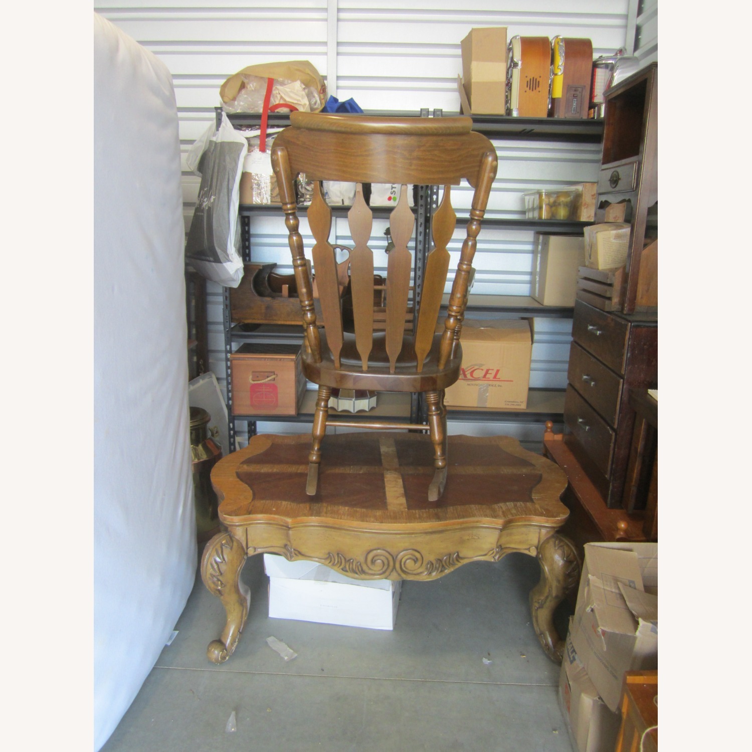 Vintage/Antique Finds Light Brown Accent Chair - image-3