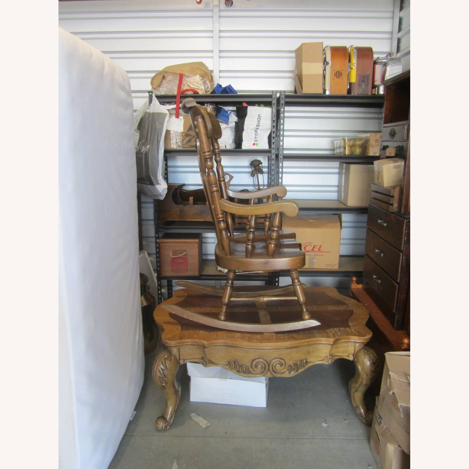 Vintage/Antique Finds Light Brown Accent Chair - image-4