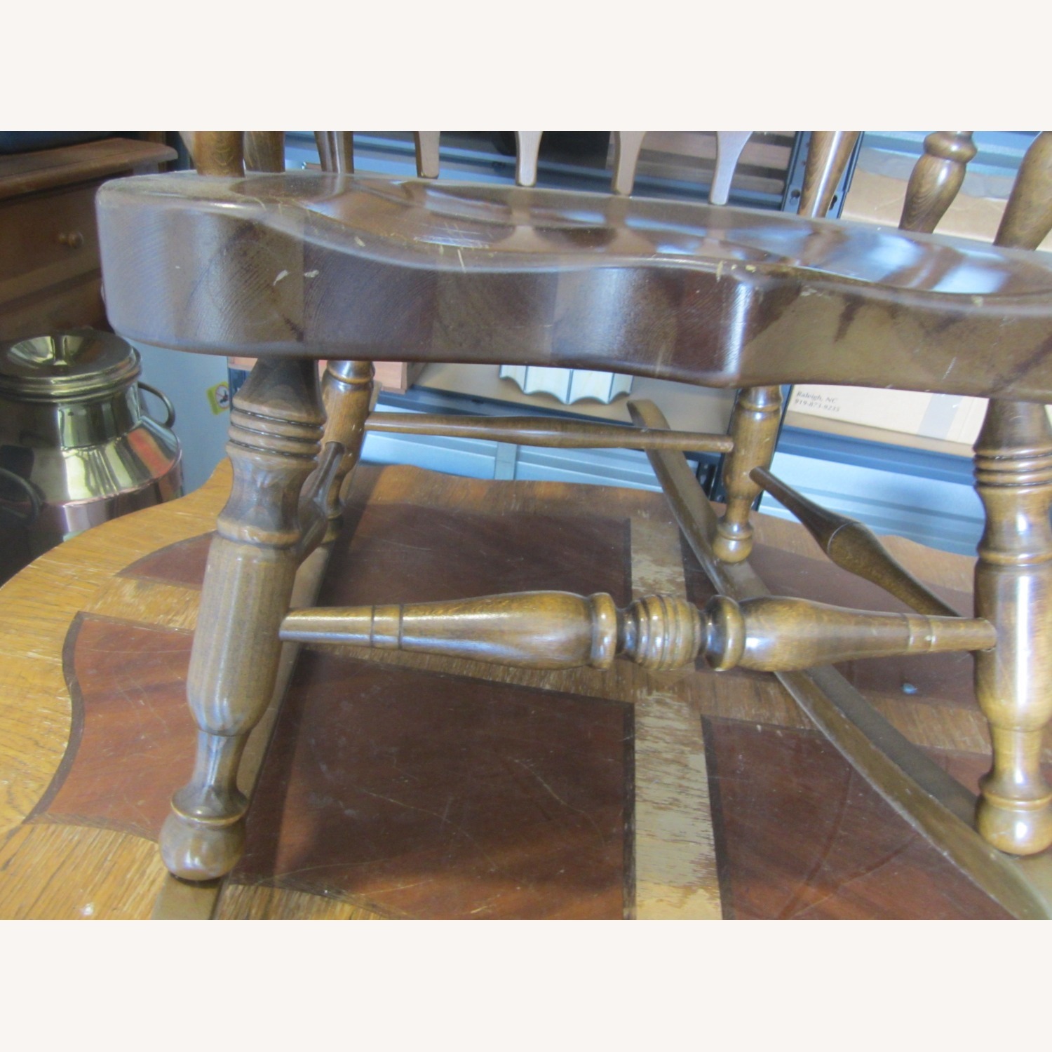 Vintage/Antique Finds Light Brown Accent Chair - image-7