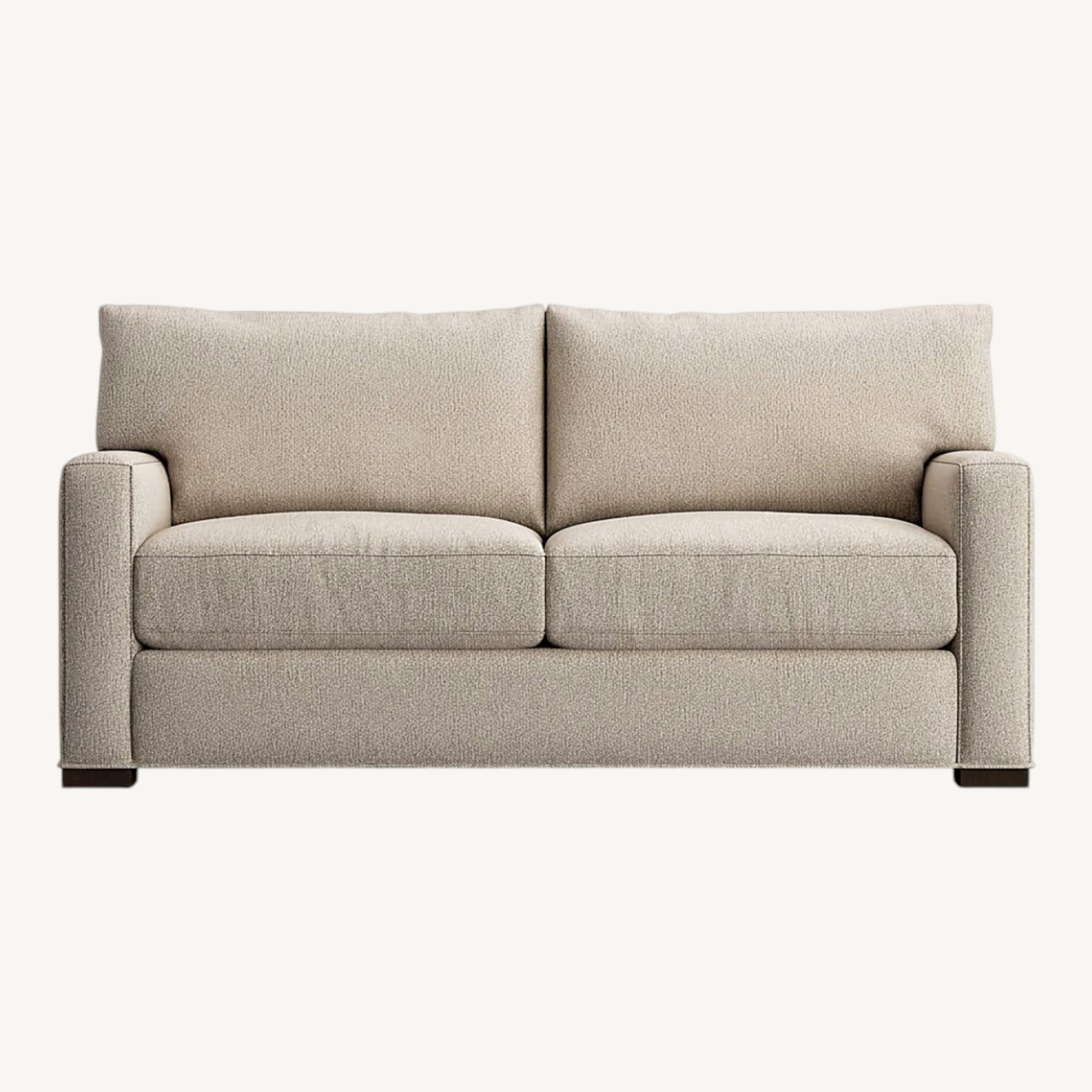 Crate & Barrel Natural Fabric 3+ Seater Sofa - image-0