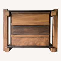 Multi-Tone Solid Wood Rustic Dresser