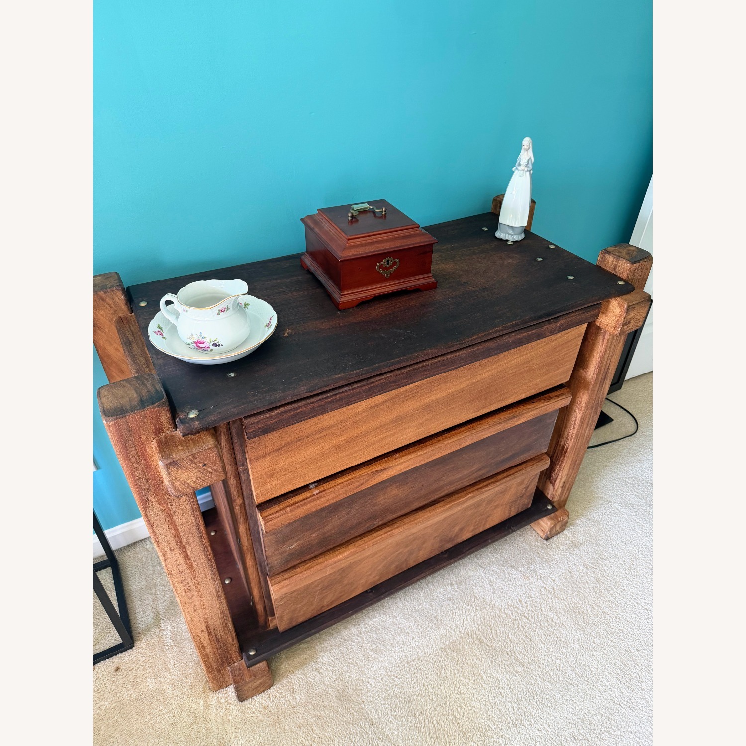 Multi-Tone Solid Wood Rustic Dresser - image-2