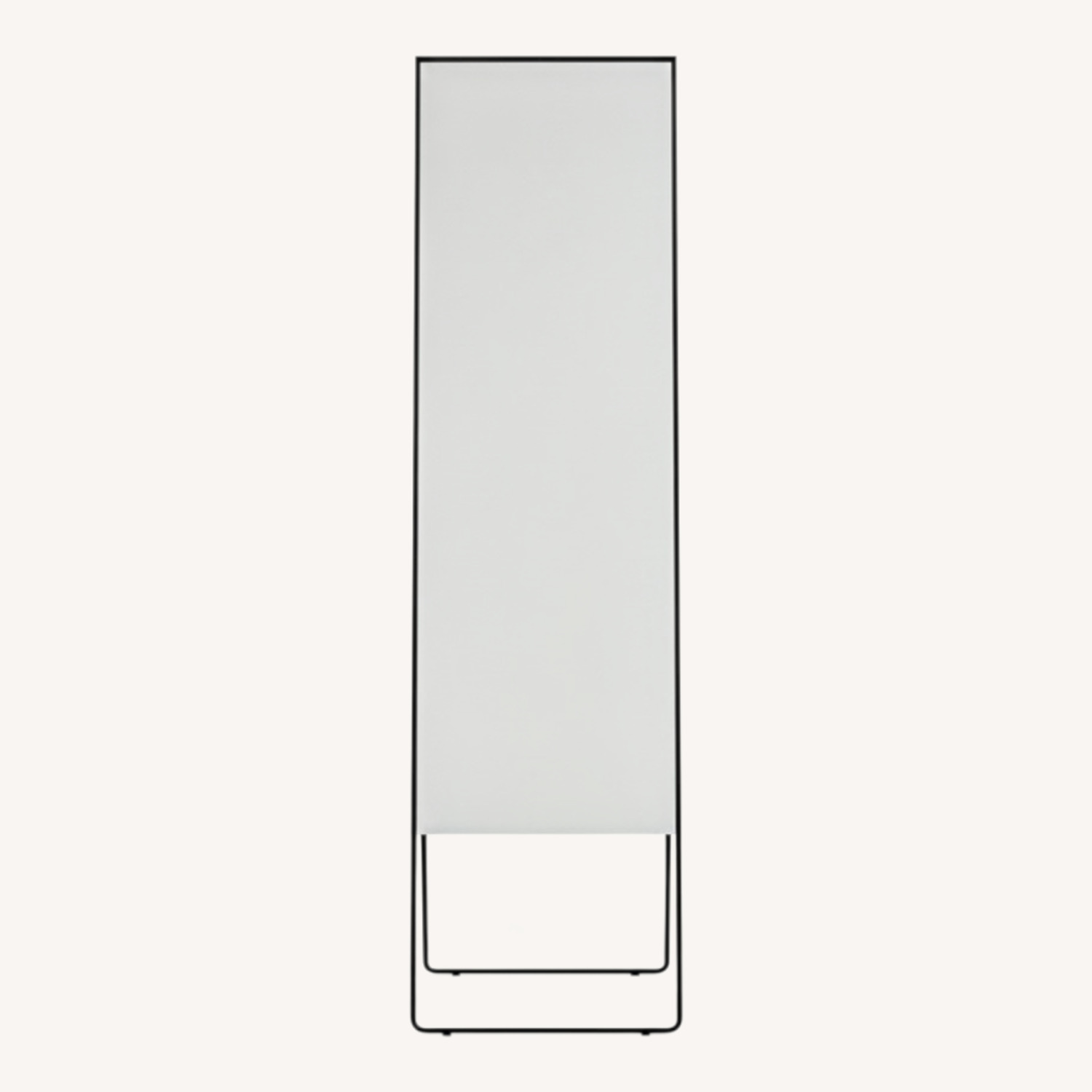 IKEA Black Metal Floor Mirror - image-0
