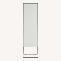 IKEA Black Metal Floor Mirror