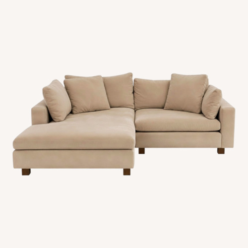 Used West Elm Harmony 2-Piece Chaise Sectional (112") for sale on AptDeco