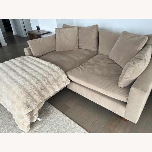 Used West Elm Harmony 2-Piece Chaise Sectional (112") for sale on AptDeco