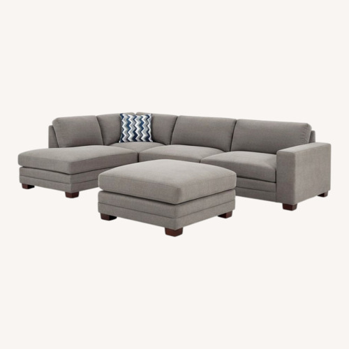 Used Costsco Light Gray 3+ Piece Sectional for sale on AptDeco