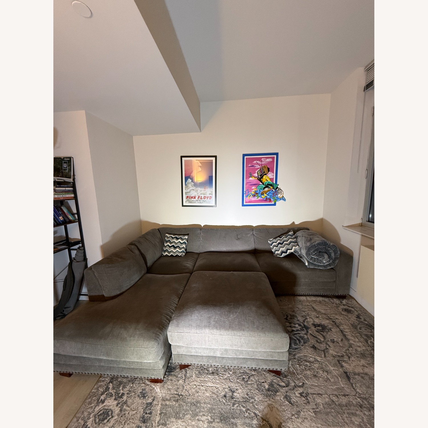 Costsco Light Gray 3+ Piece Sectional - image-1