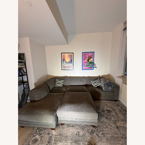 Used Costsco Light Gray 3+ Piece Sectional for sale on AptDeco