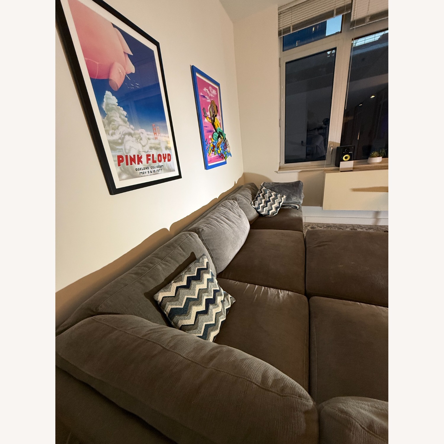Costsco Light Gray 3+ Piece Sectional - image-4