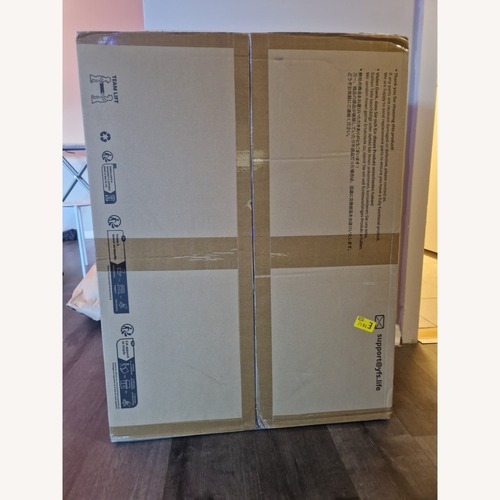 Used FEZIBO Dark Brown Desk for sale on AptDeco