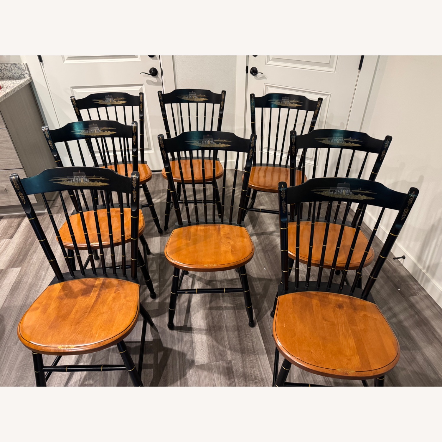 Hitchcock Furniture Black Wood Dining Sets - image-8