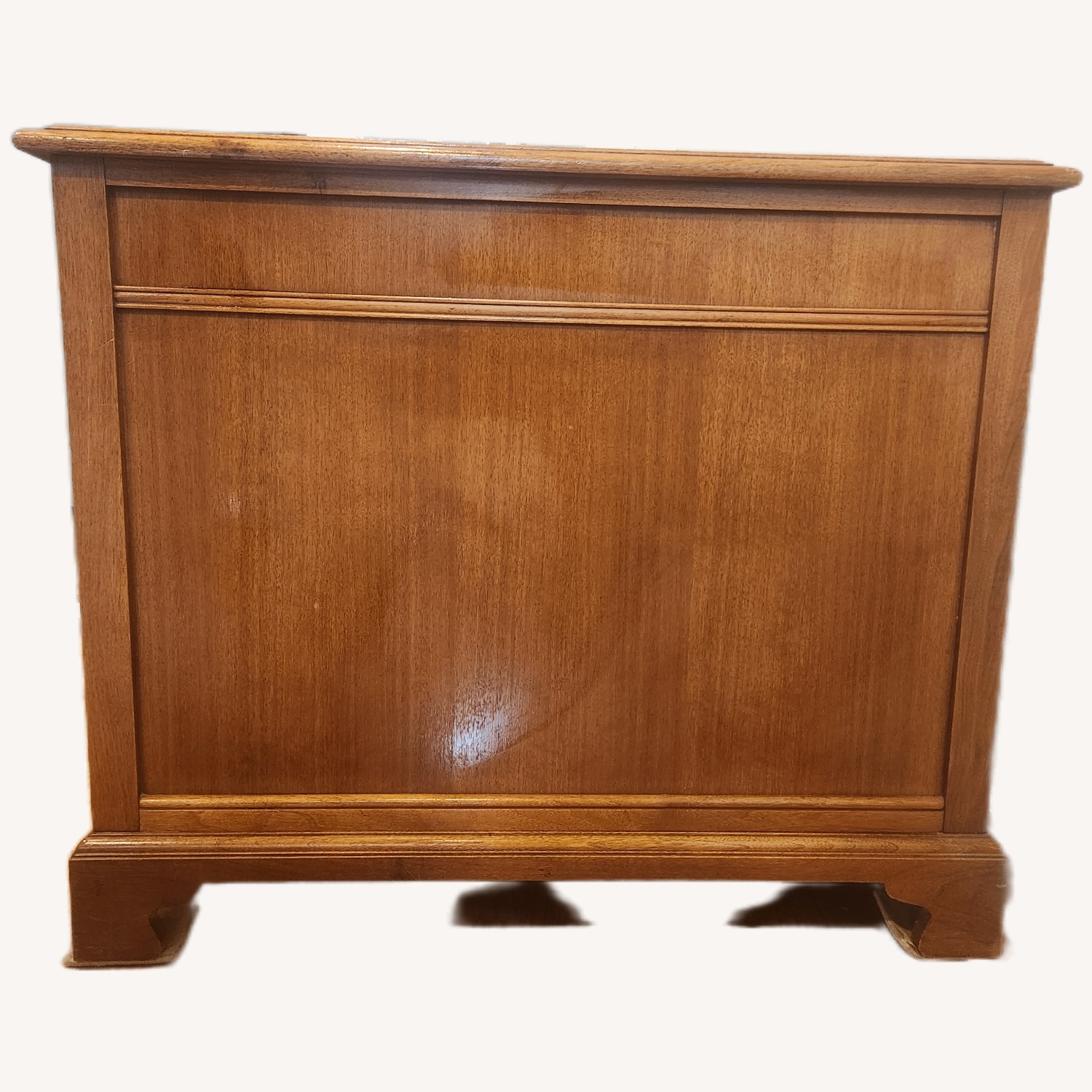 Vintage/Antique Solid Wood Executive Pedestal Desk - image-2