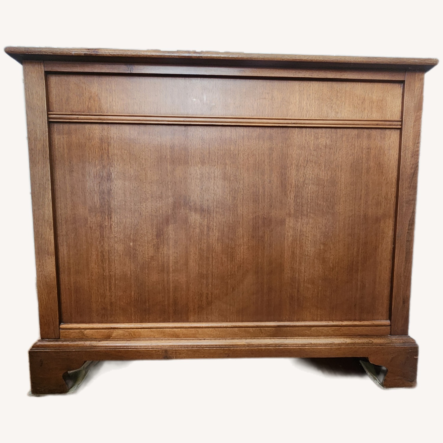 Vintage/Antique Solid Wood Executive Pedestal Desk - image-7