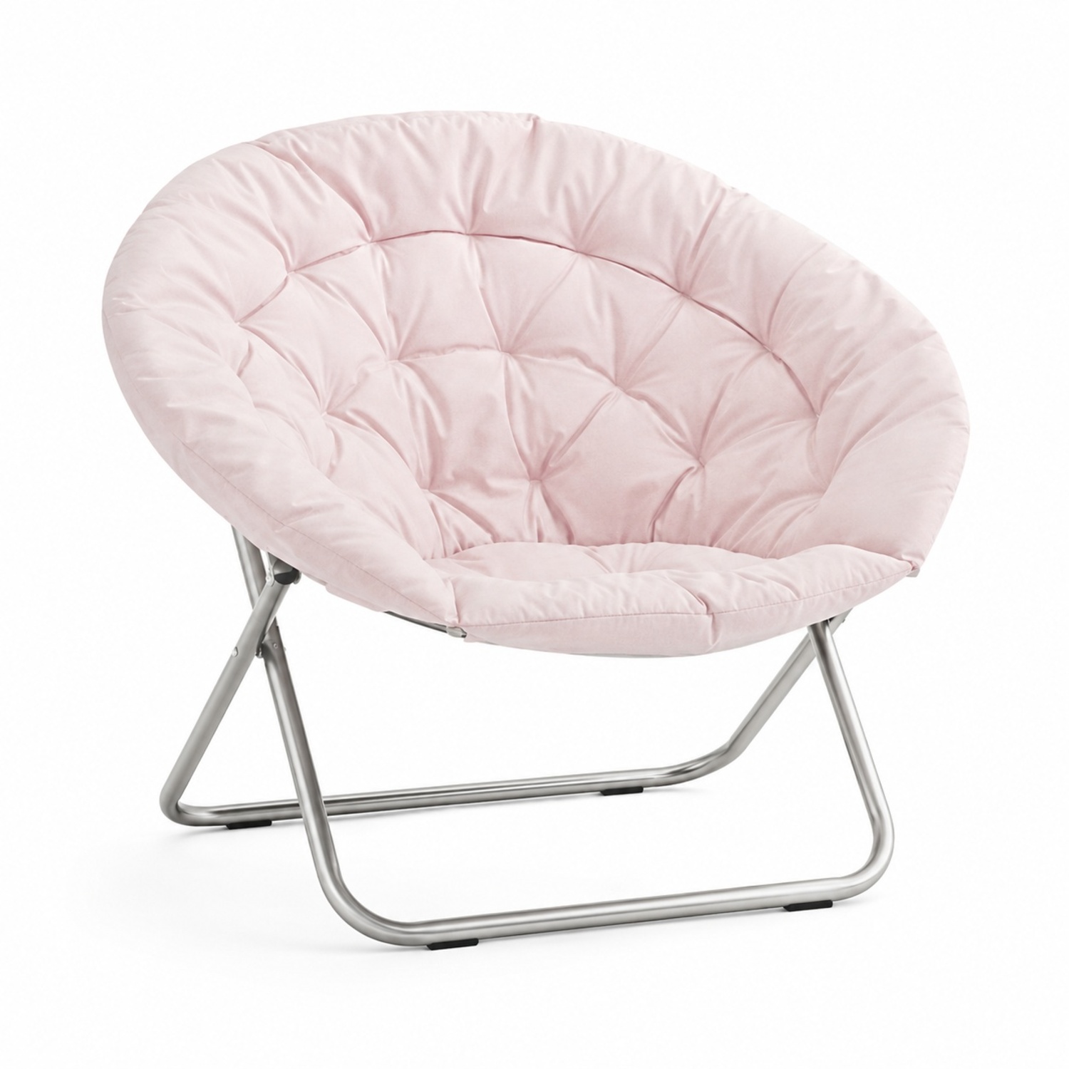 West Elm Hang-A-Round Pink Accent Chair - image-4