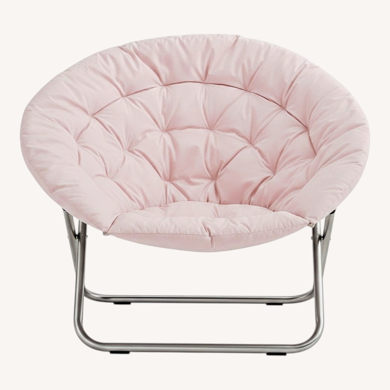 West Elm Hang-A-Round Pink Accent Chair - image-0