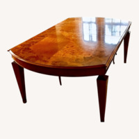 John Widdicomb Burl-veneer Dining Table