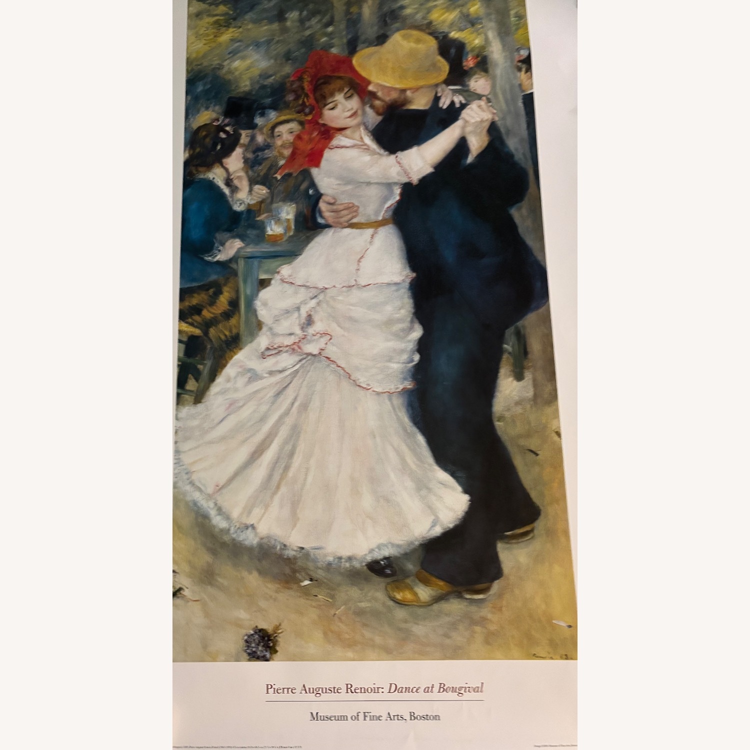 Renoir Dance at Bougival Poster  Wall Art - image-1