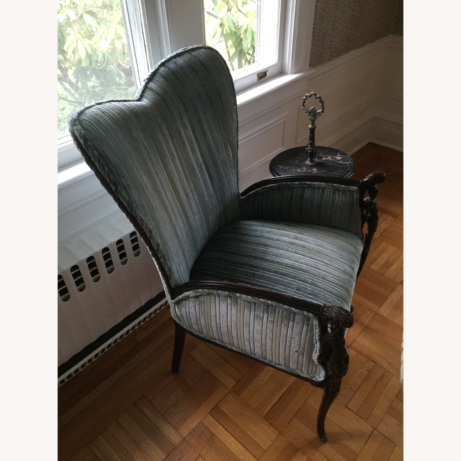 Late Victorian / Edwardian High-back Wing Chair - image-3