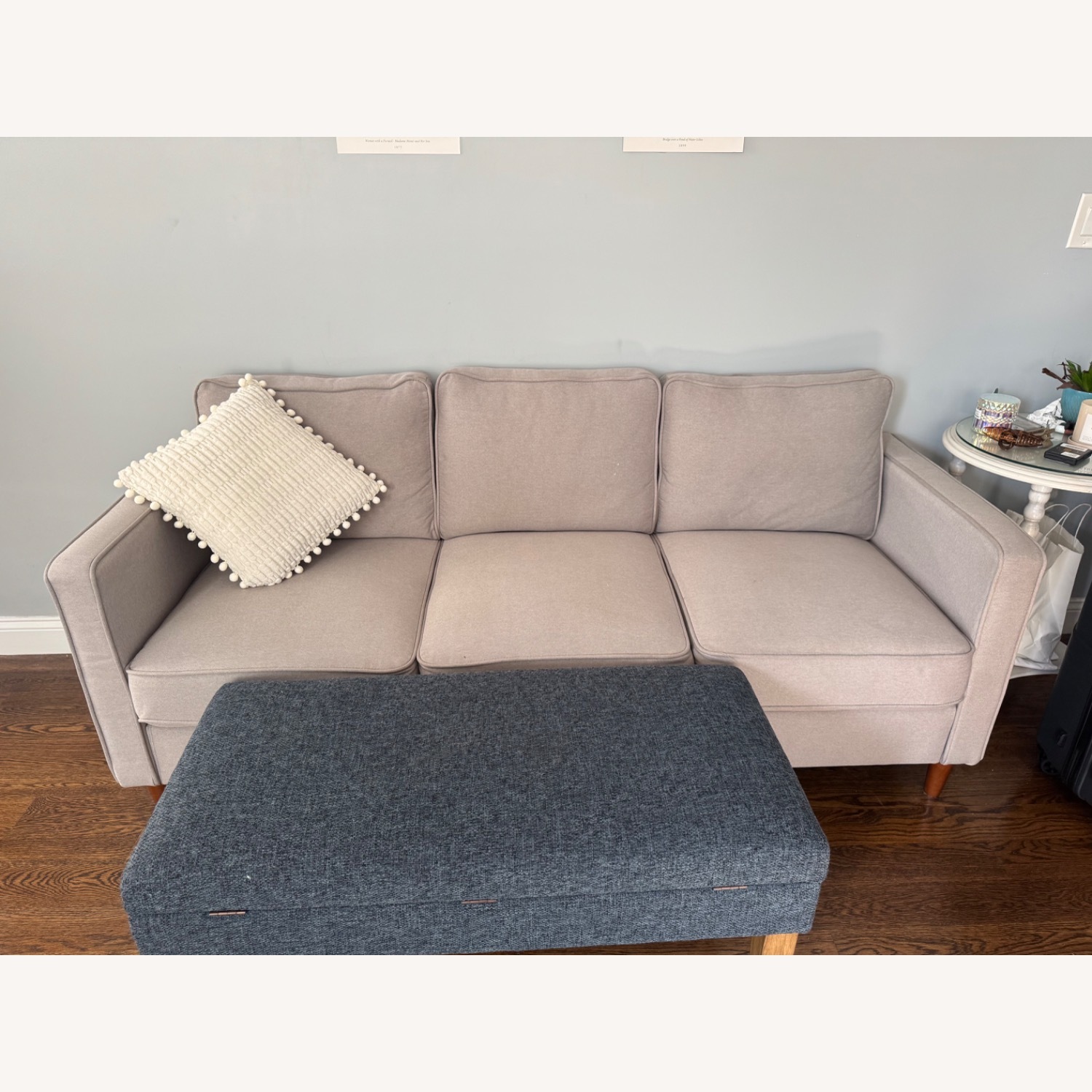 Wayfair Mellow Light Gray 3+ Seater Sofa - image-1