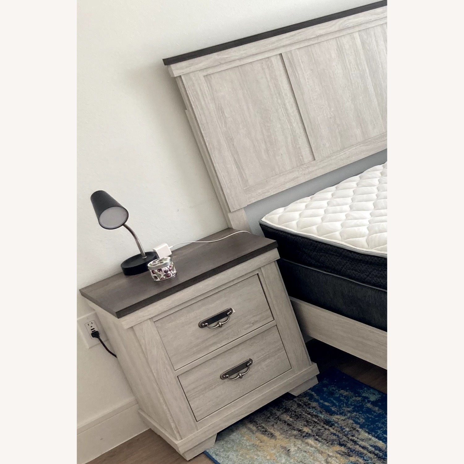 Wood Nightstand - image-2