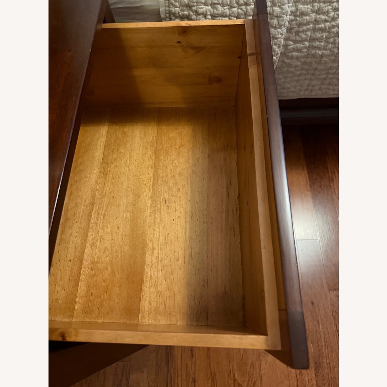 Pottery Barn Stratton Dark Brown Wood Nightstand - image-6