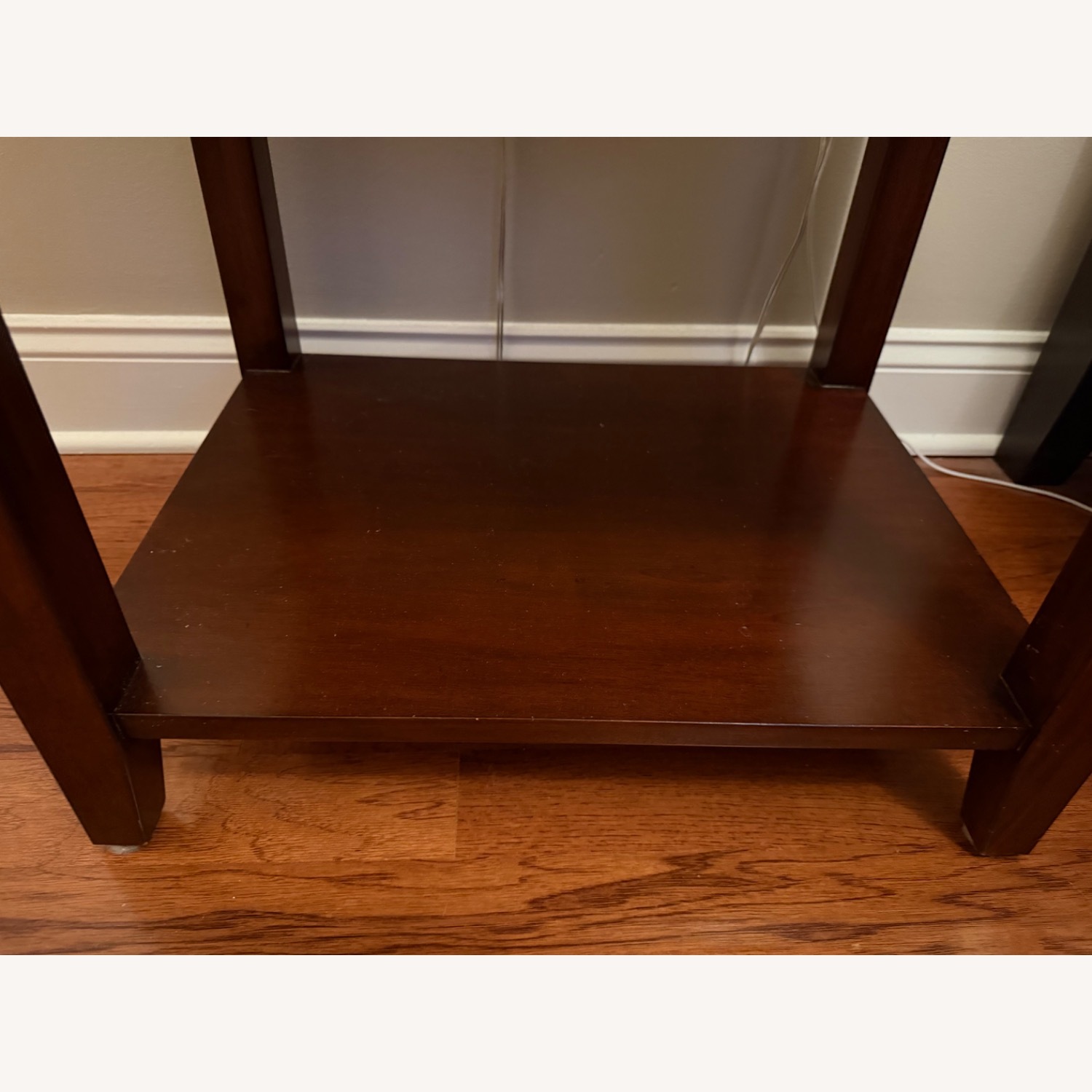 Pottery Barn Stratton Dark Brown Wood Nightstand - image-5