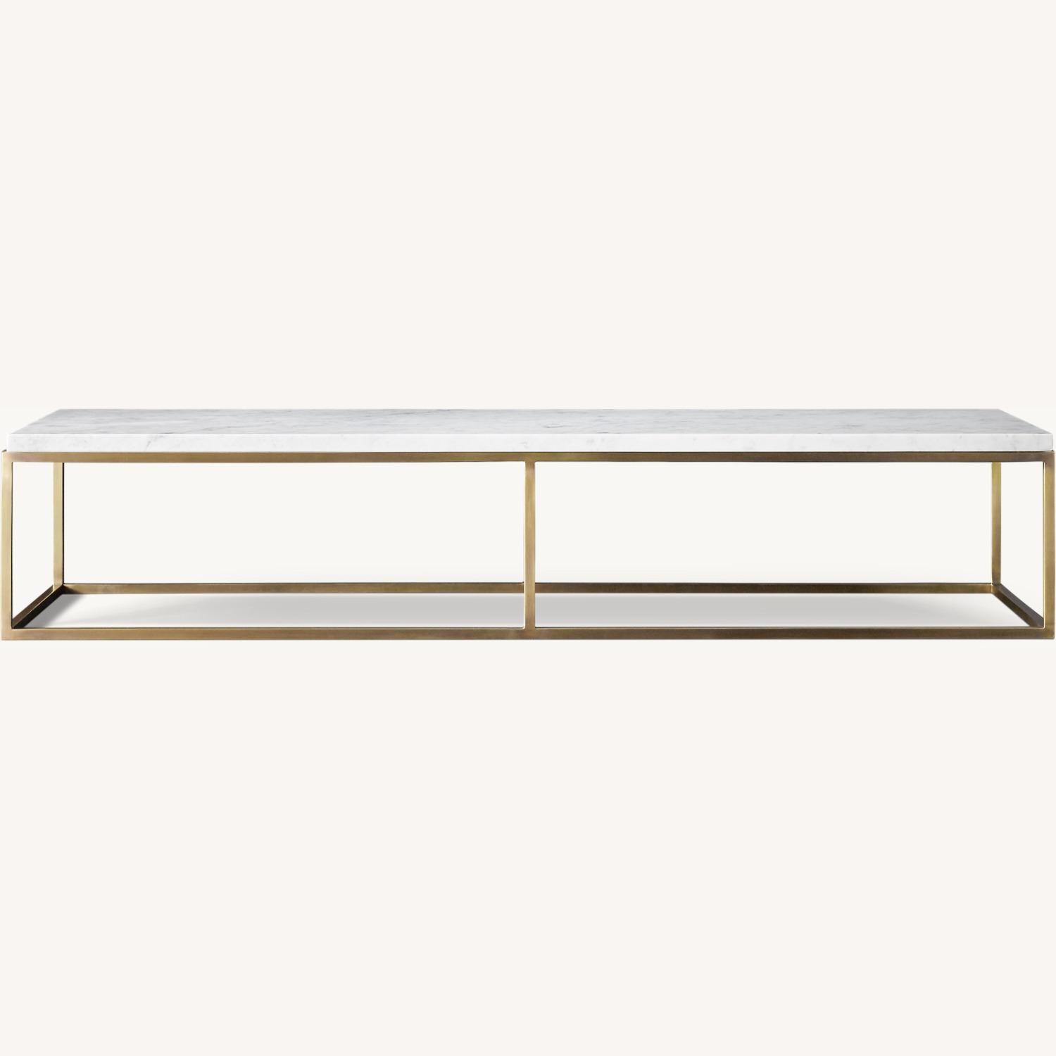 Restoration Hardware Nicholas Marble Coffee Table 60" - image-0