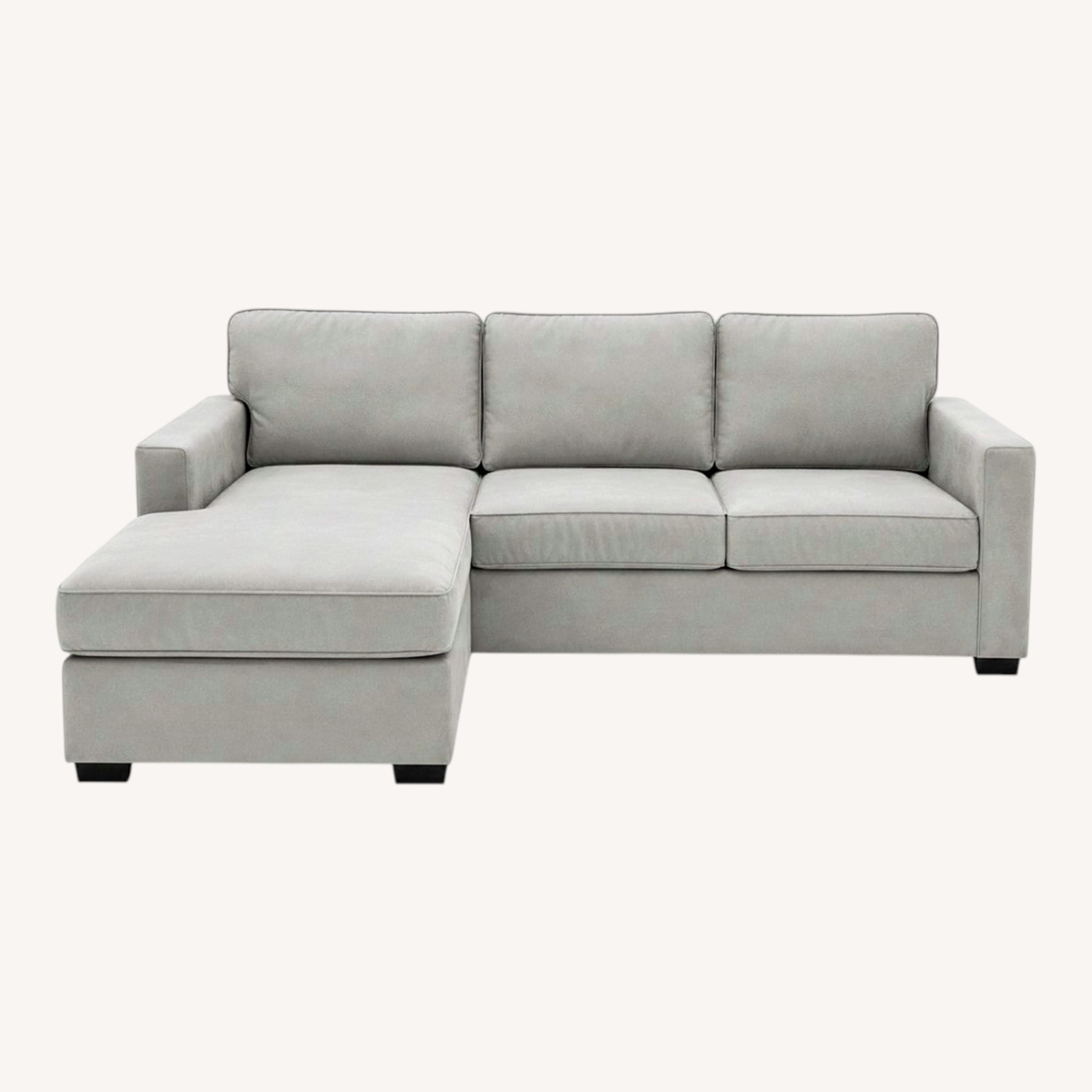 Living Spaces Taren II Light Gray Fabric Sleeper Sofa - image-0
