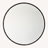 Bronze Round 90 Diameter Mirror 