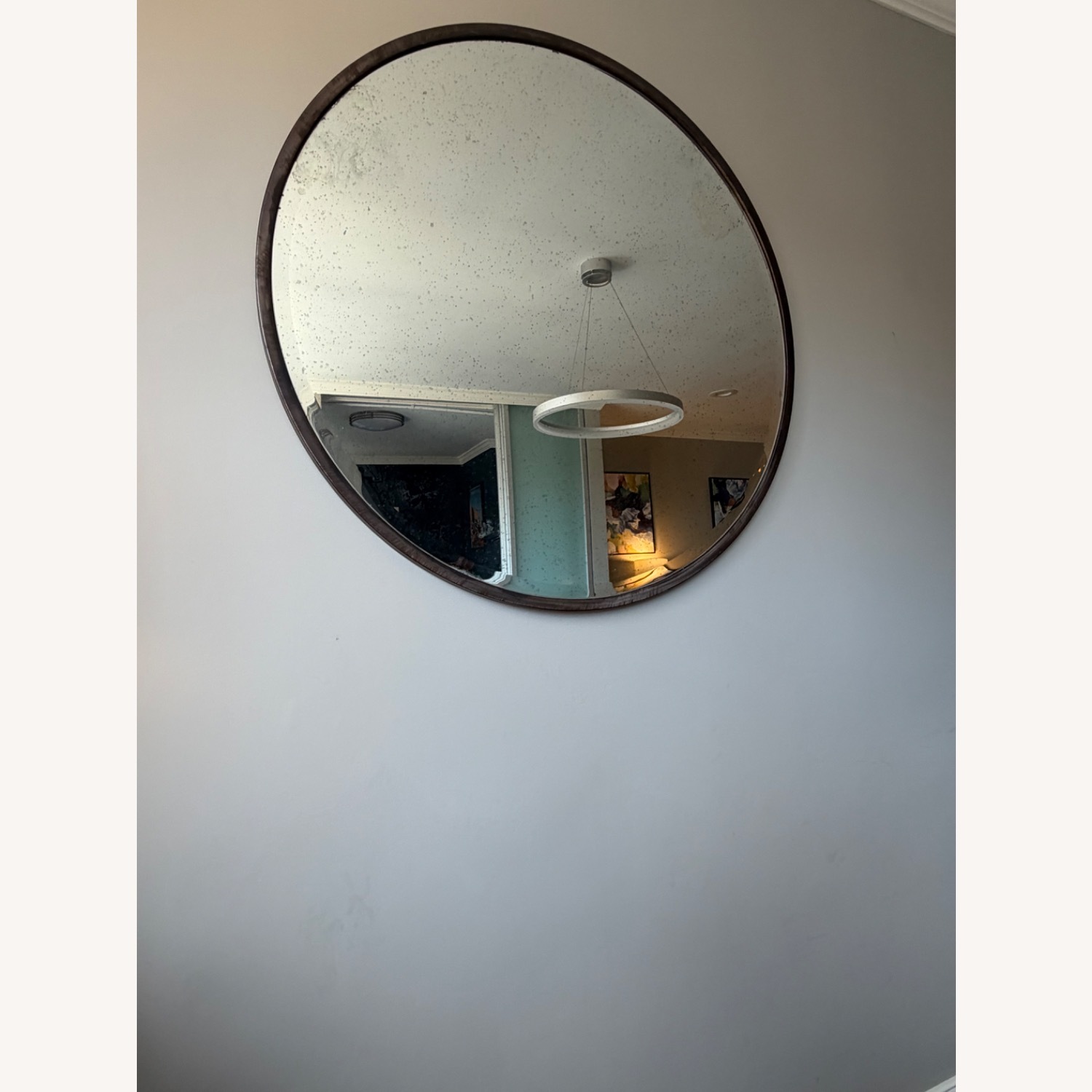 Bronze Round 90 Diameter Mirror  - image-2