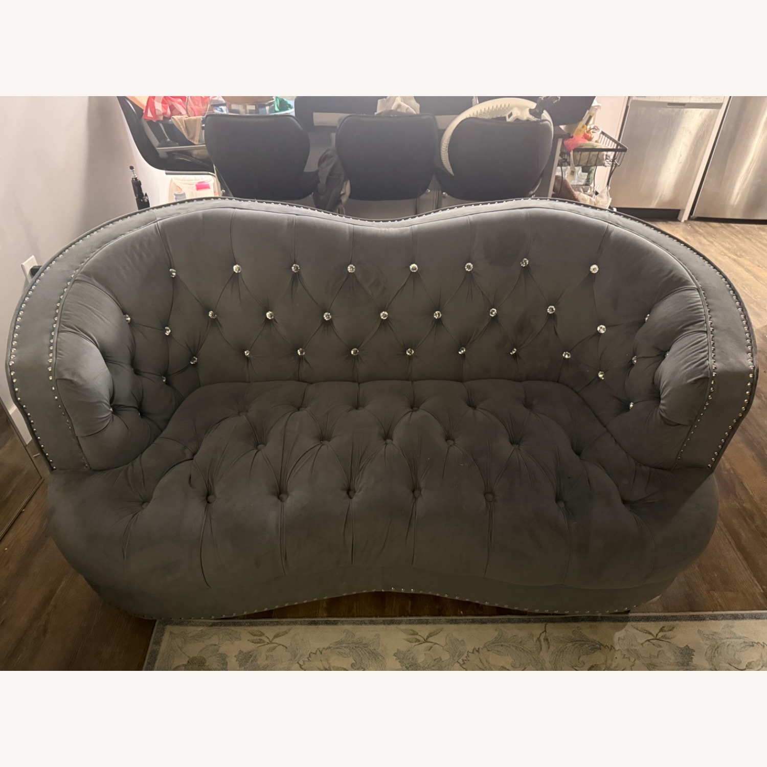 Glory Furniture Dark Gray 2 Seater Sofa - image-6