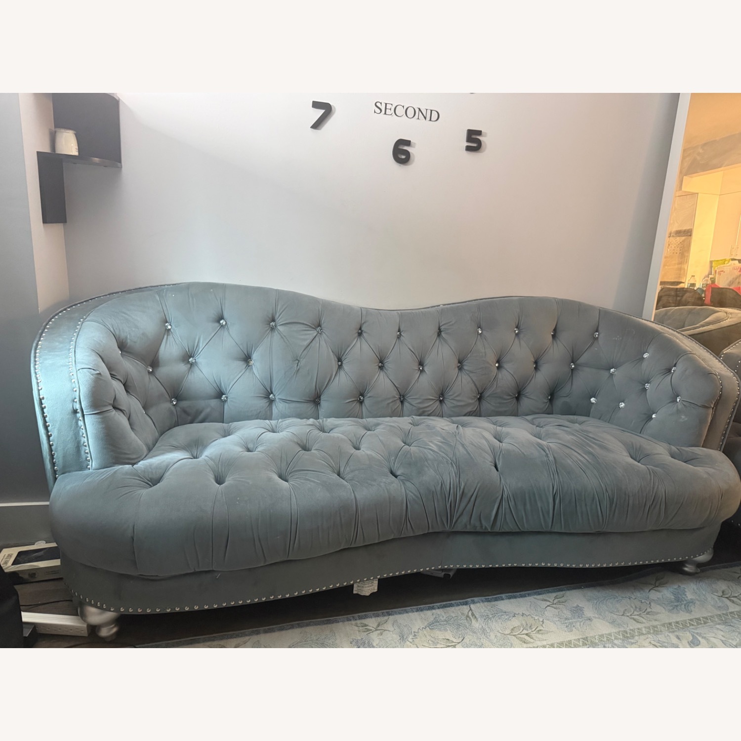 Glory Furniture Dark Gray 2 Seater Sofa - image-8