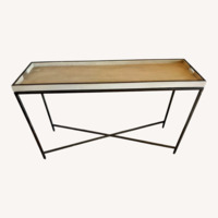 Vintage/Antique Light Gray Sideboard