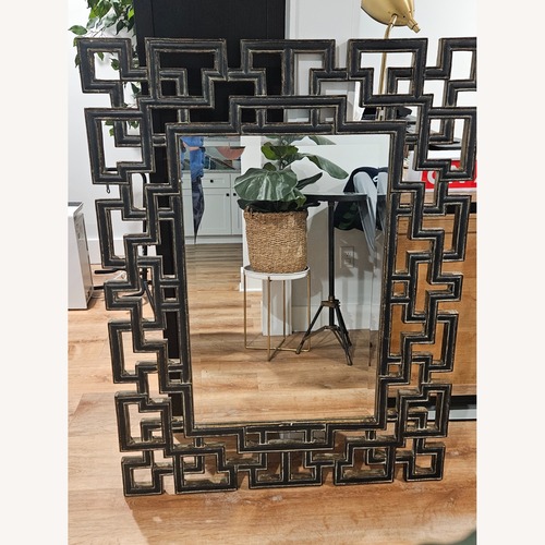 Used The Bombay Company Dark Brown Wall Mirror for sale on AptDeco