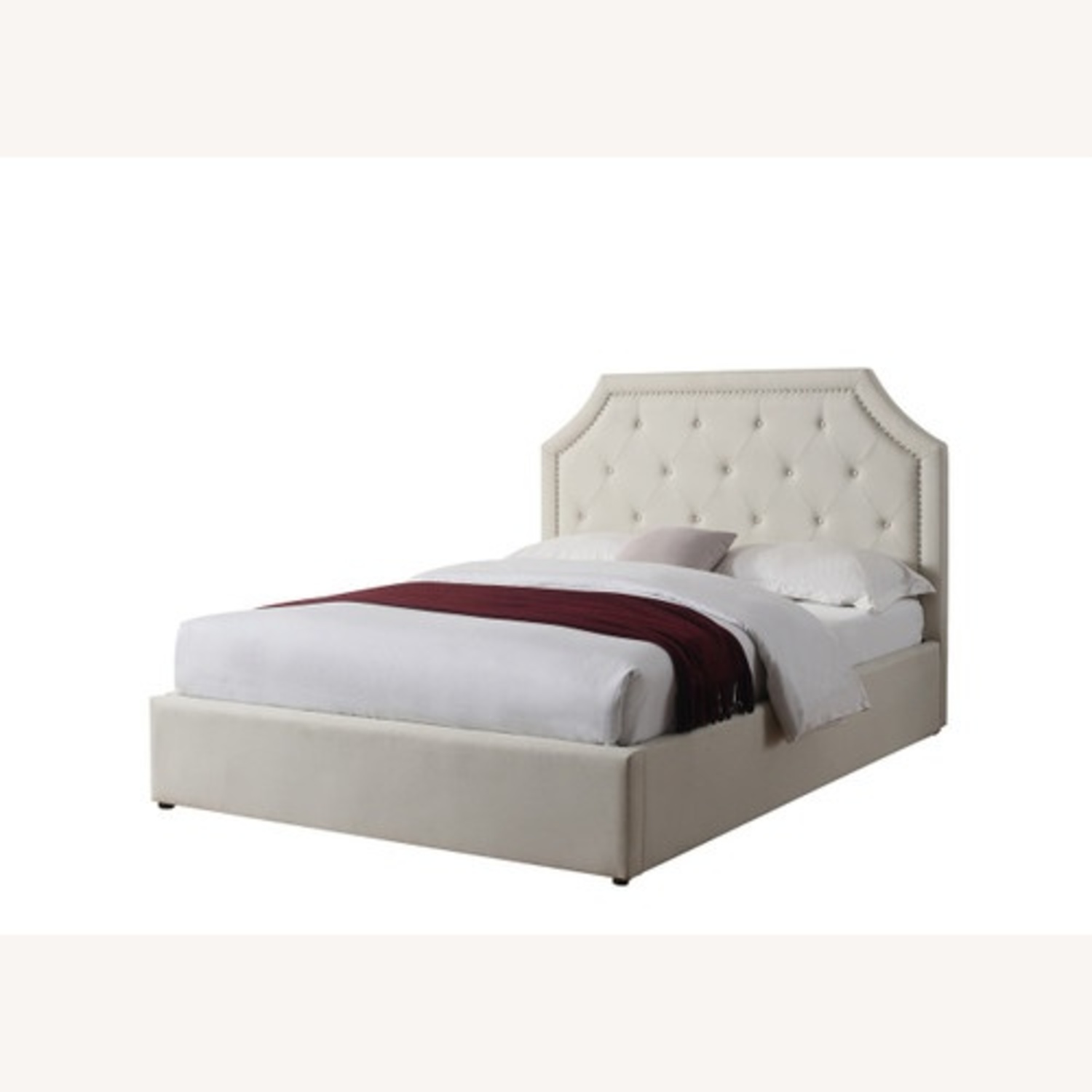 Hermosa Beige Upholstered Queen Bed With Storage - image-12
