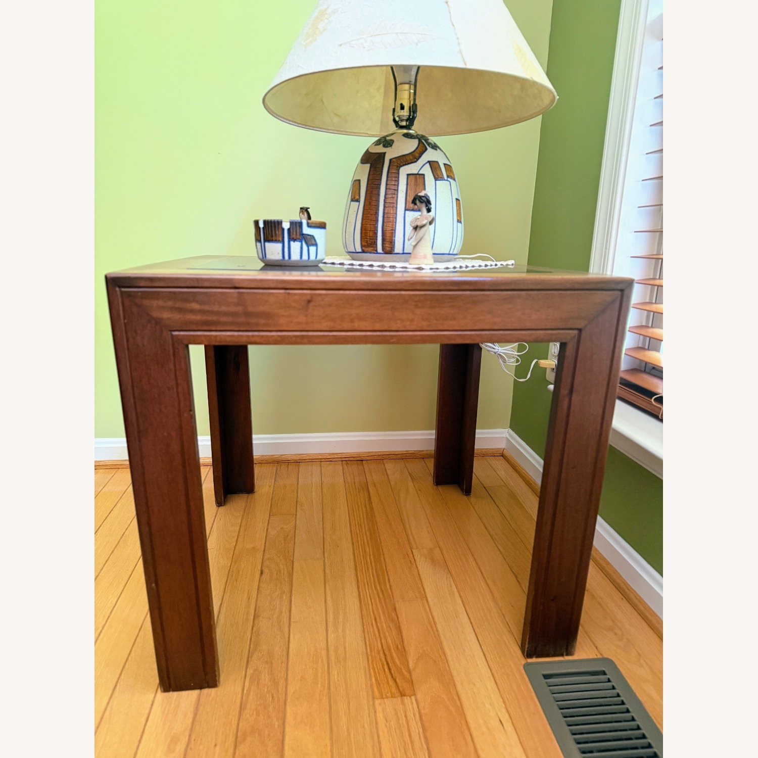 Dark Brown Wood Side Tables - image-1