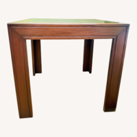 Dark Brown Wood Side Tables