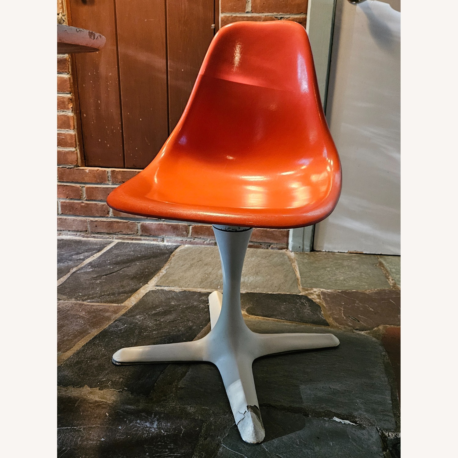 Burke MCM Tulip Swivel Dining Chairs - image-2