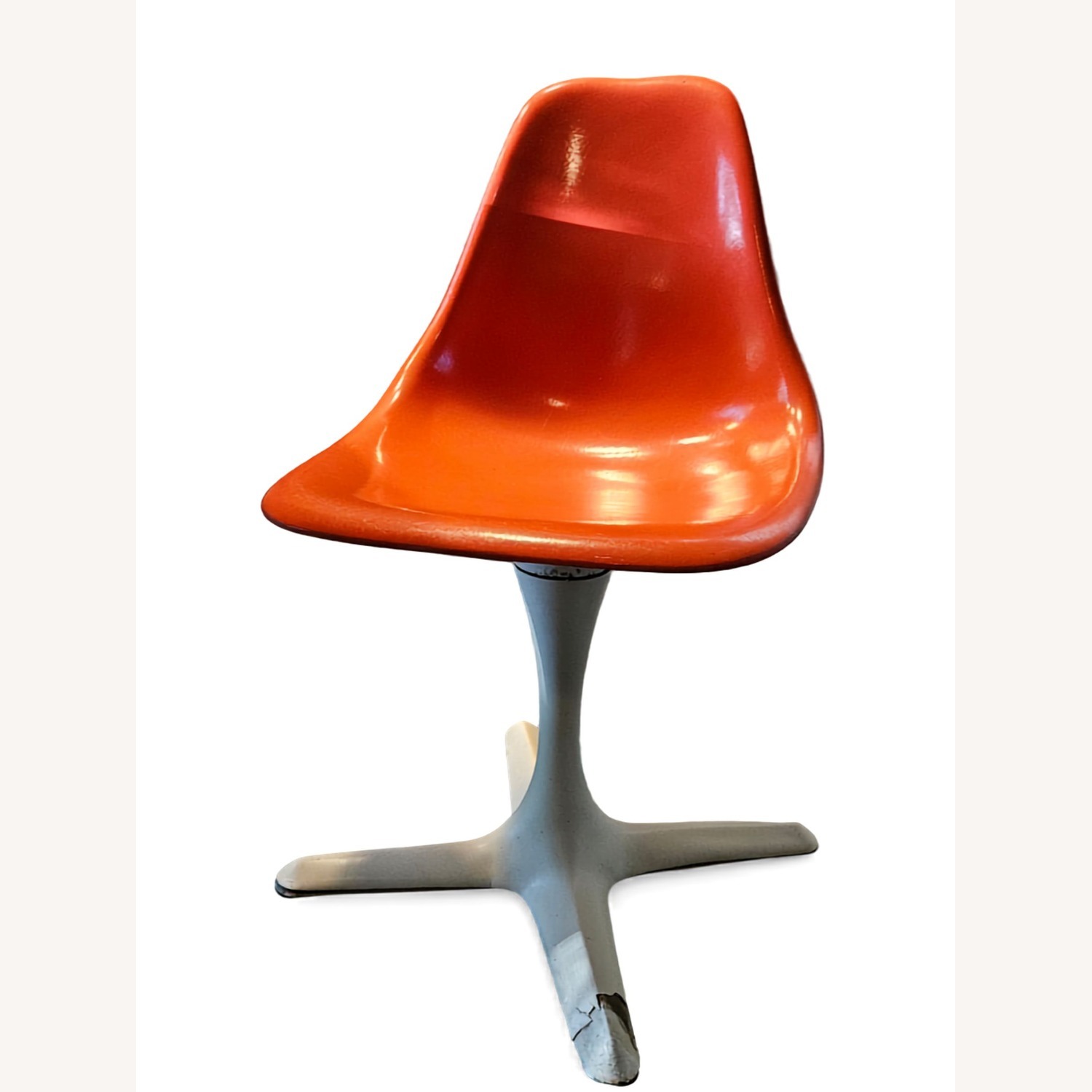 Burke MCM Tulip Swivel Dining Chairs - image-0