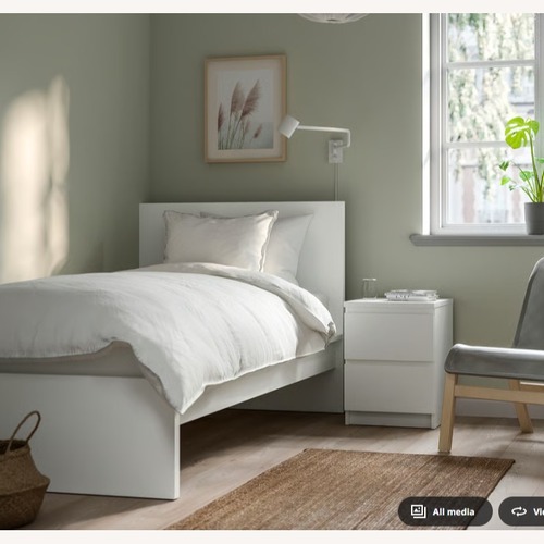 Used IKEA Malm Twin Bed for sale on AptDeco