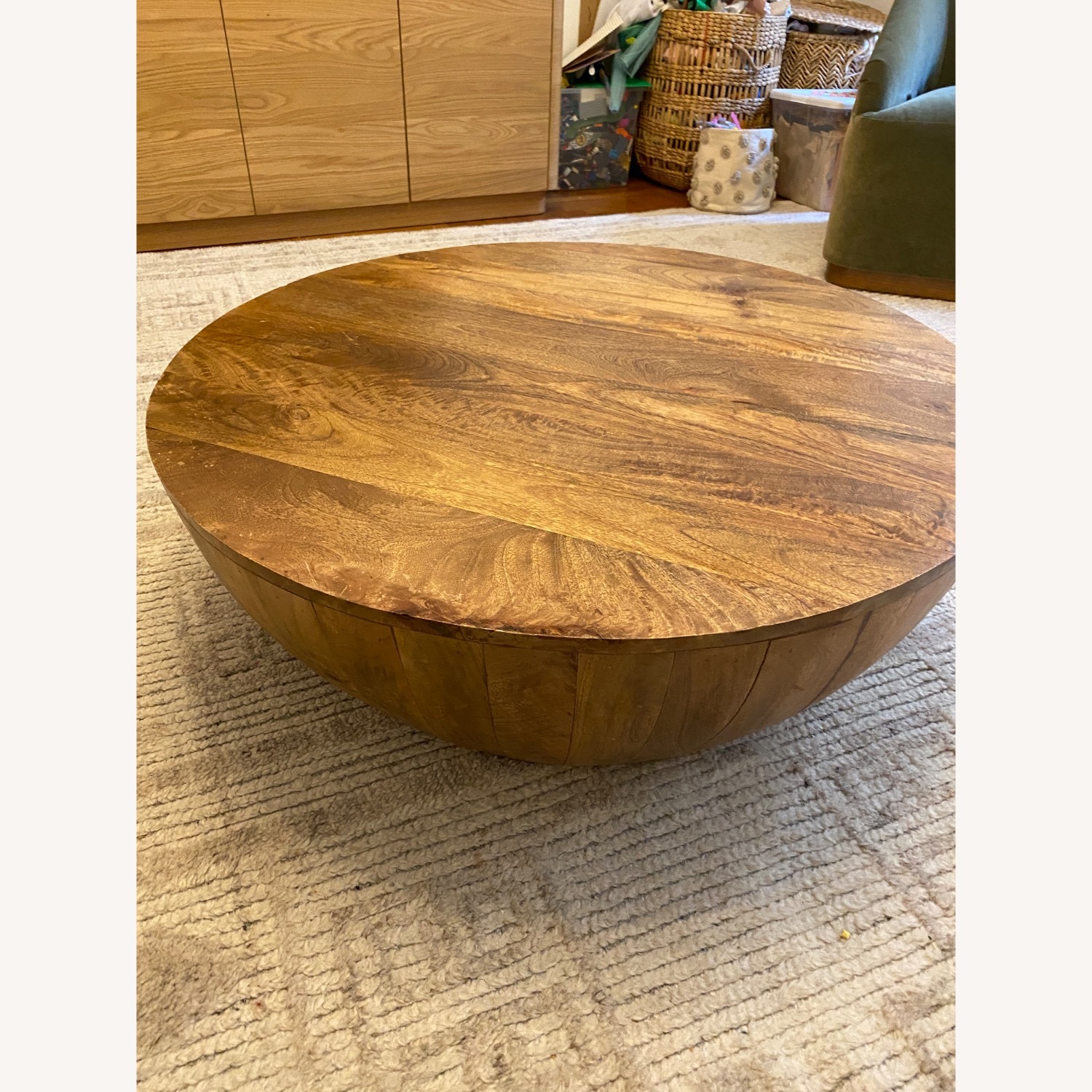 Teasdale Light Brown Wood Coffee Table - image-1