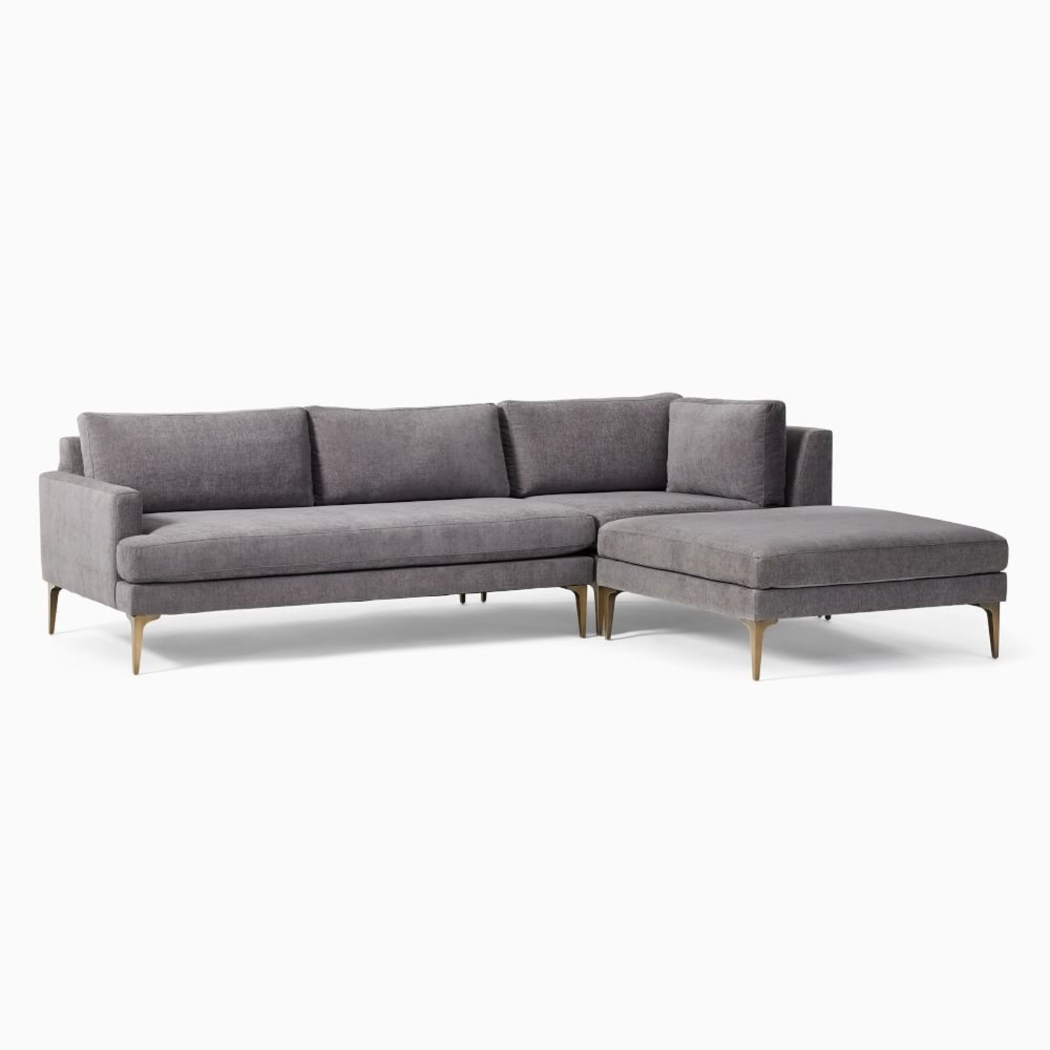 West Elm Andes 3 Piece Sectional - image-4