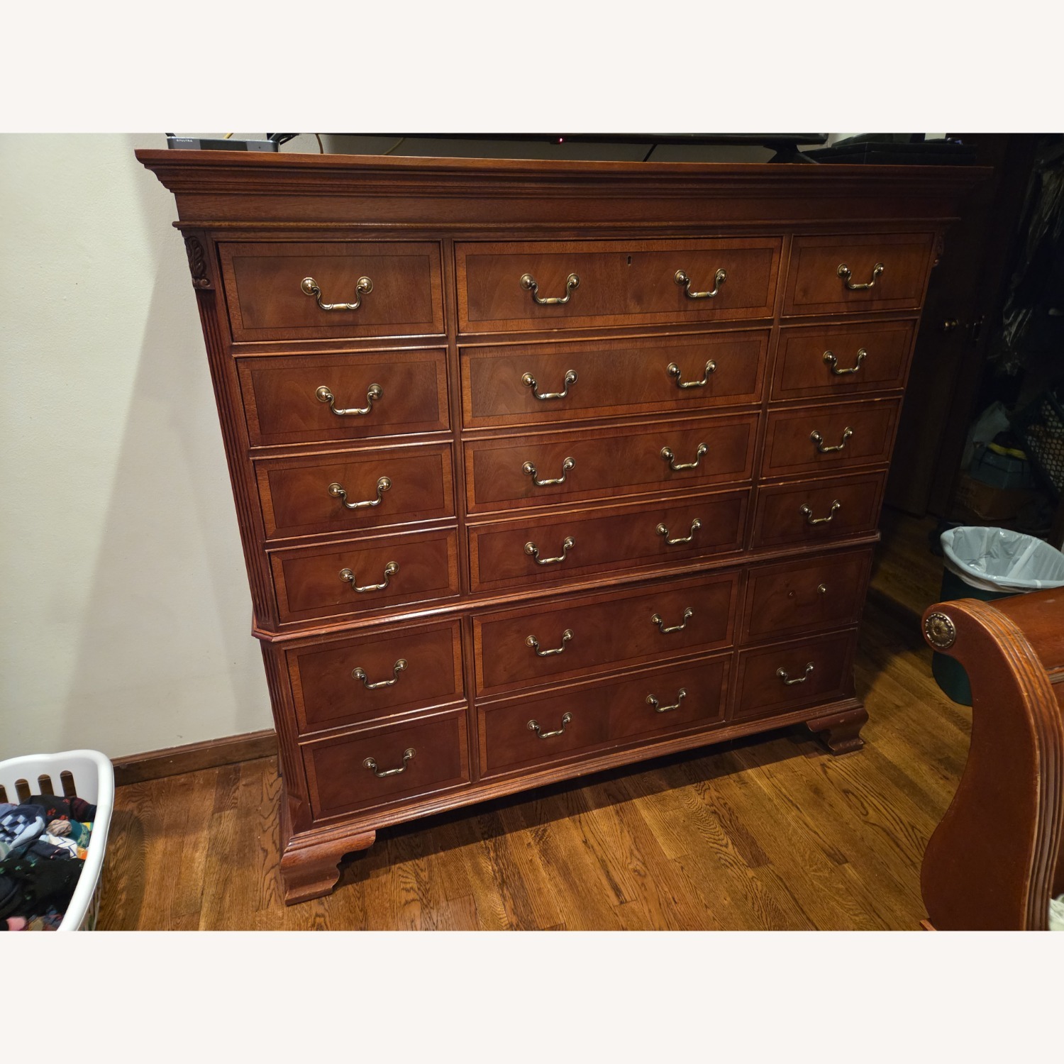 Ethan Allen Dark Brown Armoire - image-3
