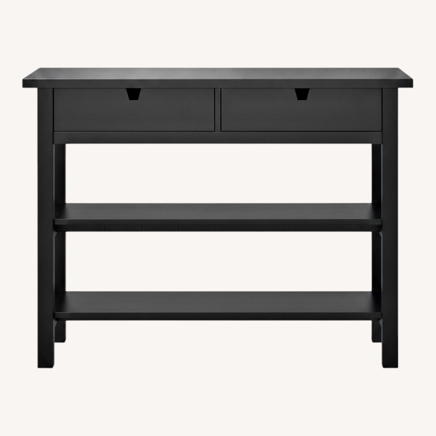 IKEA Norden Black Wood Sideboard - image-0