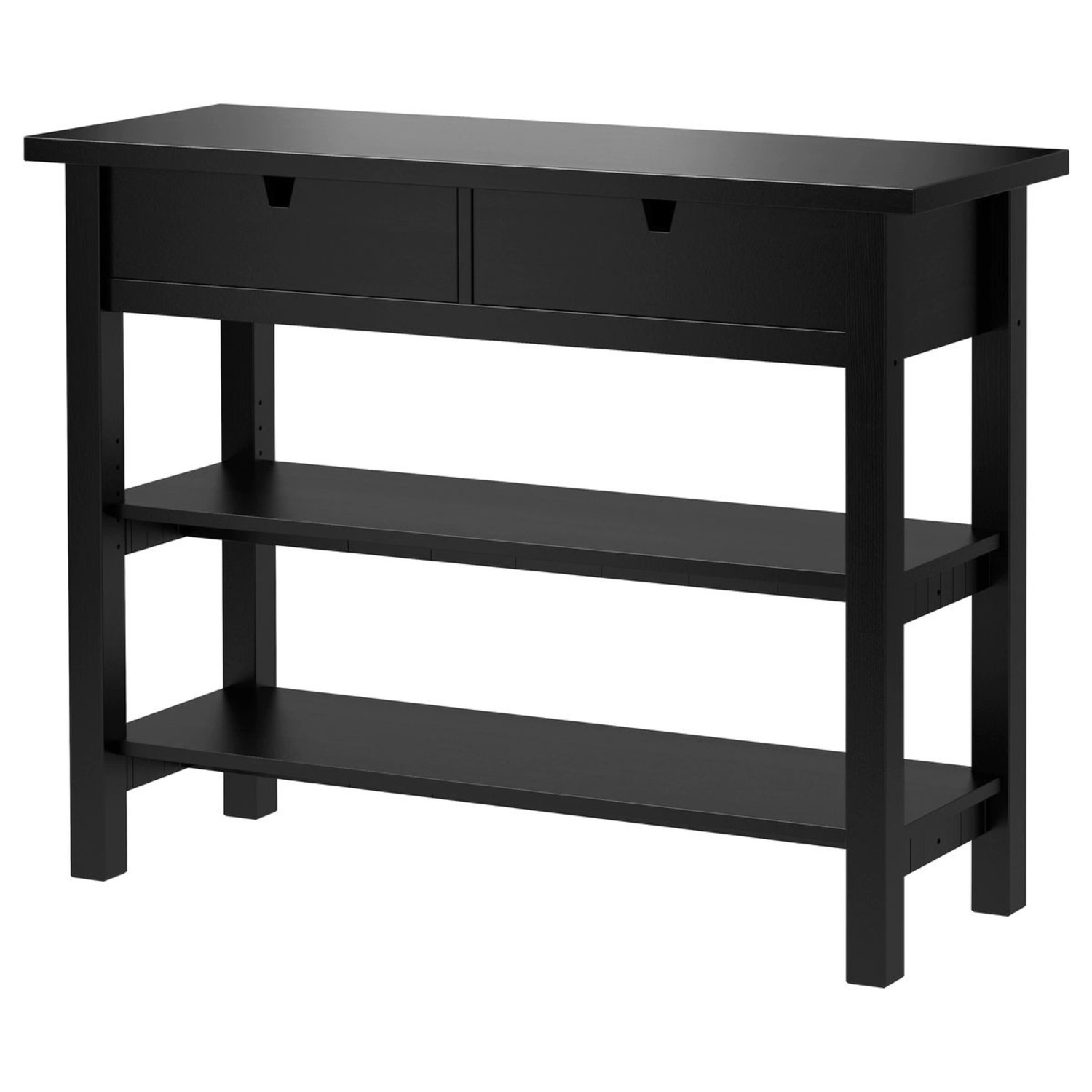 IKEA Norden Black Wood Sideboard - image-6
